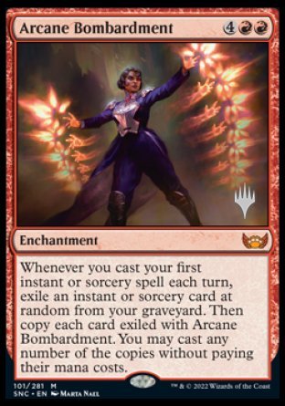 {@R} Arcane Bombardment (Promo Pack) [Streets of New Capenna Promos][PP SNC 101]