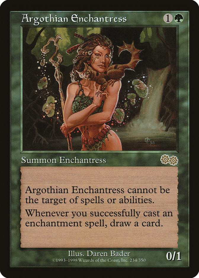 {R} Argothian Enchantress [Urza's Saga][USG 234]