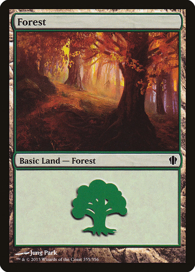 {B}[C13 355] Forest (355) [Commander 2013]
