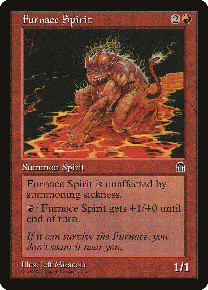 {C} Furnace Spirit [Stronghold][STH 087]
