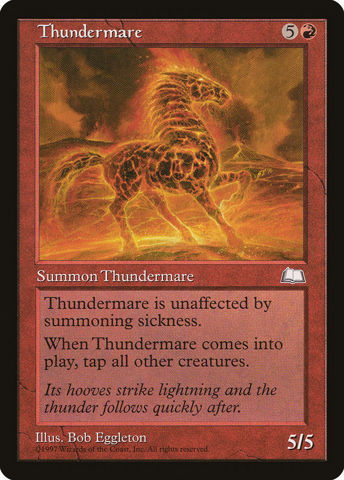 {R} Thundermare [Weatherlight][WTH 116]