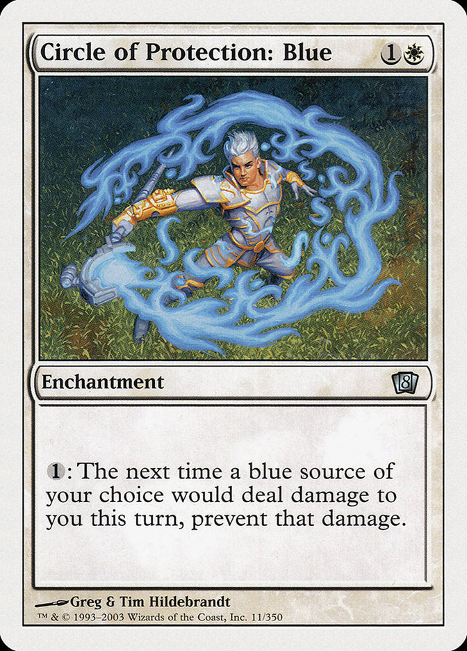 {C} Circle of Protection: Blue [Eighth Edition][8ED 011]