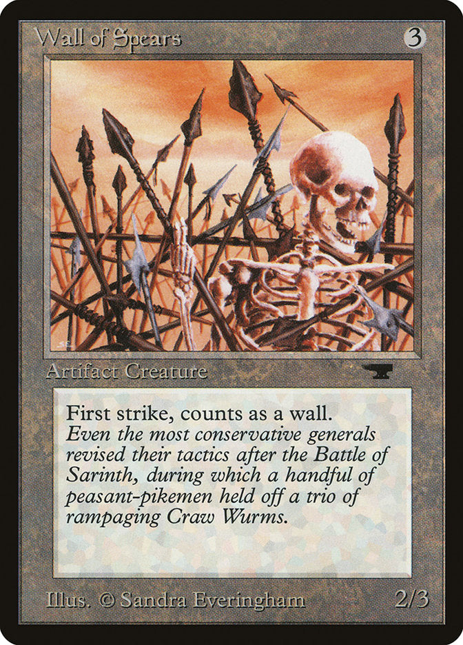 {C} Wall of Spears [Antiquities][ATQ 077]