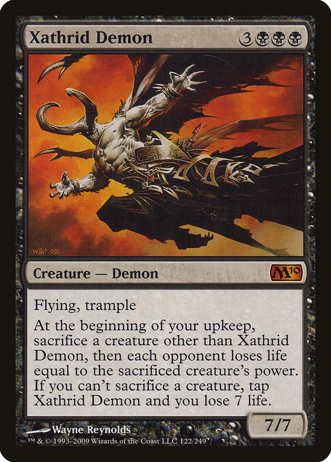 {R} Xathrid Demon [Magic 2010][M10 122]