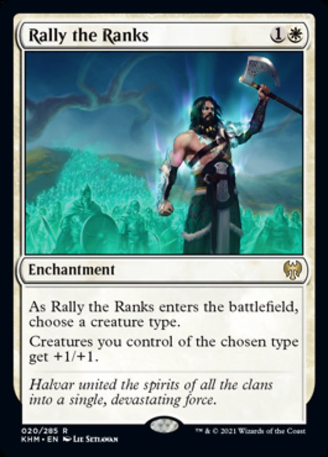 {R} Rally the Ranks [Kaldheim][KHM 020]
