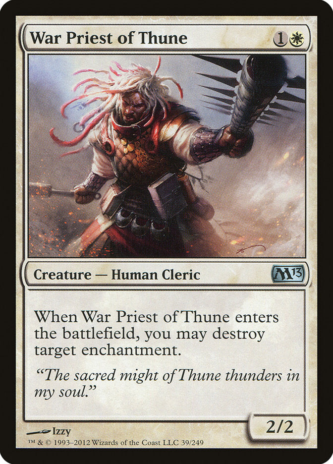 {C} War Priest of Thune [Magic 2013][M13 039]