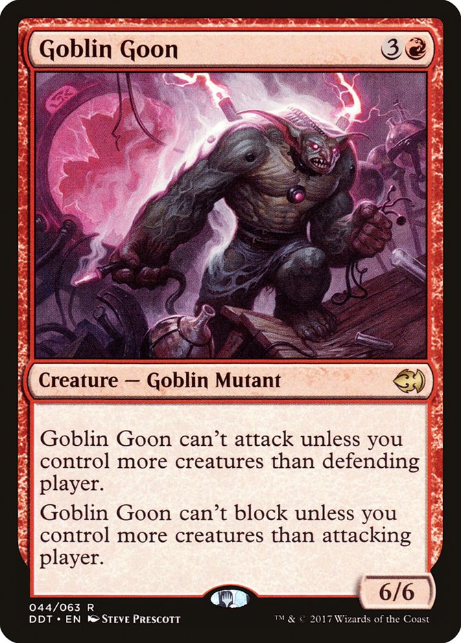 {R} Goblin Goon [Duel Decks: Merfolk vs. Goblins][DDT 044]