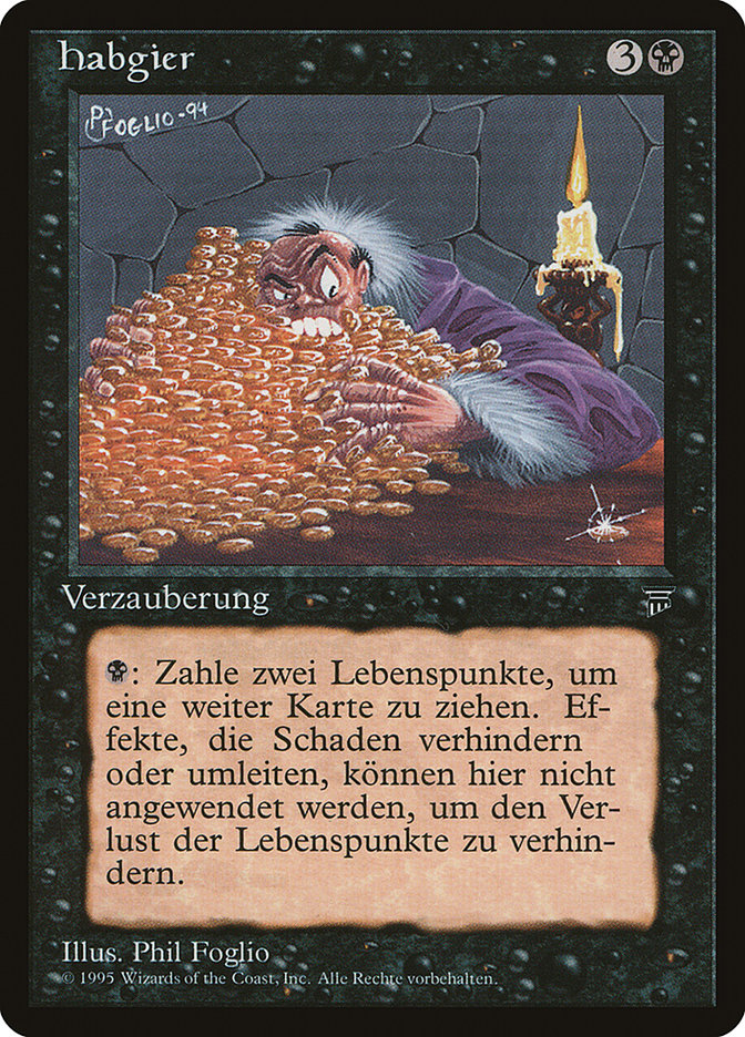 {C} Greed (German) - "Habgier" [Renaissance][REN 056]