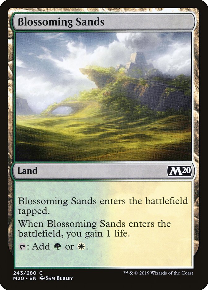 {C} Blossoming Sands [Core Set 2020][M20 243]