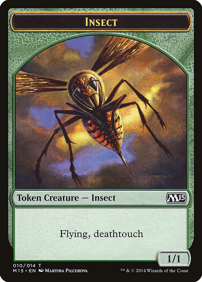{T} Insect Token [Magic 2015 Tokens][TM15 010]