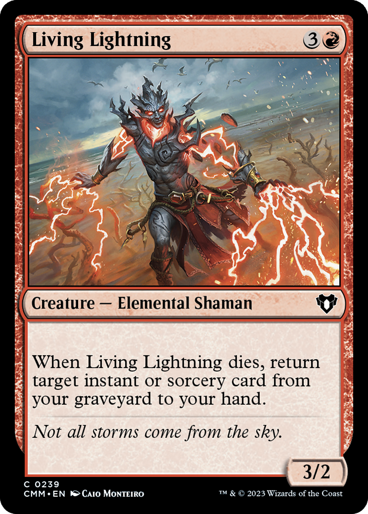 {C} Living Lightning [Commander Masters][CMM 239]
