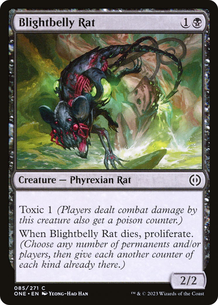 {@C} Blightbelly Rat [Phyrexia: All Will Be One][ONE 085]