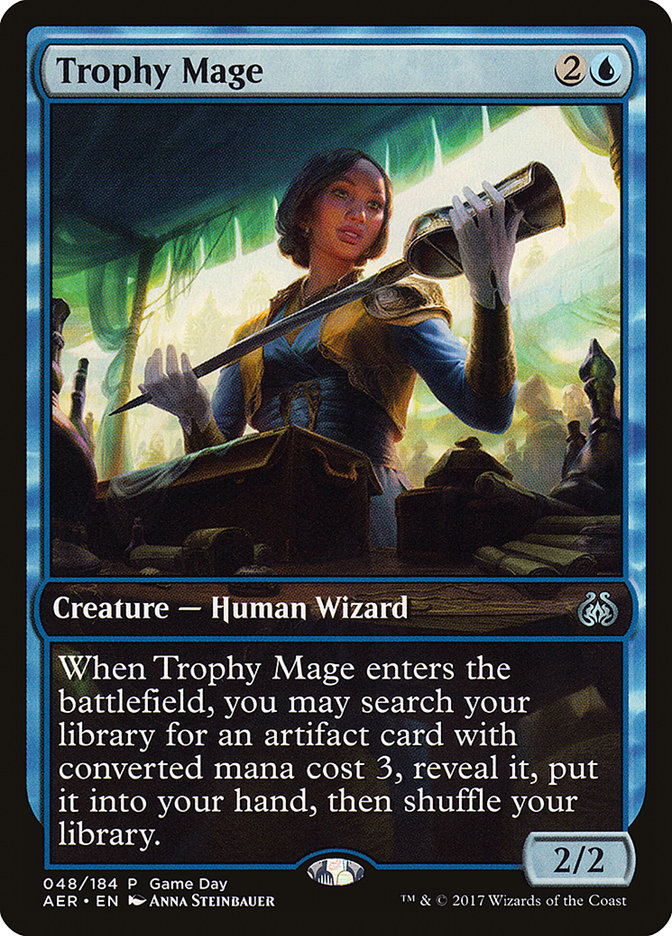 {C} Trophy Mage (Game Day) [Aether Revolt Promos][PA AER 048]