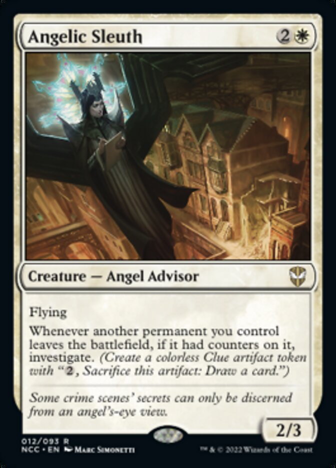 {R} Angelic Sleuth [Streets of New Capenna Commander][NCC 012]