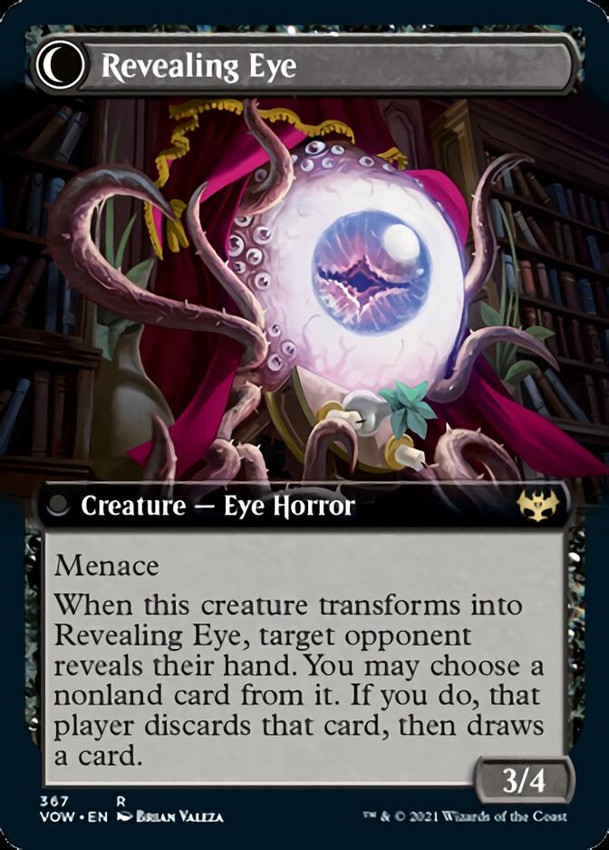 {@R} Concealing Curtains // Revealing Eye (Extended Art) [Innistrad: Crimson Vow][VOW 367]