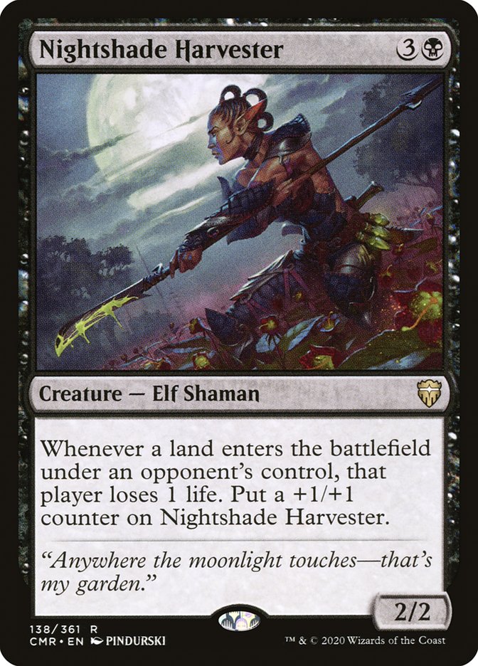 {R} Nightshade Harvester [Commander Legends][CMR 138]