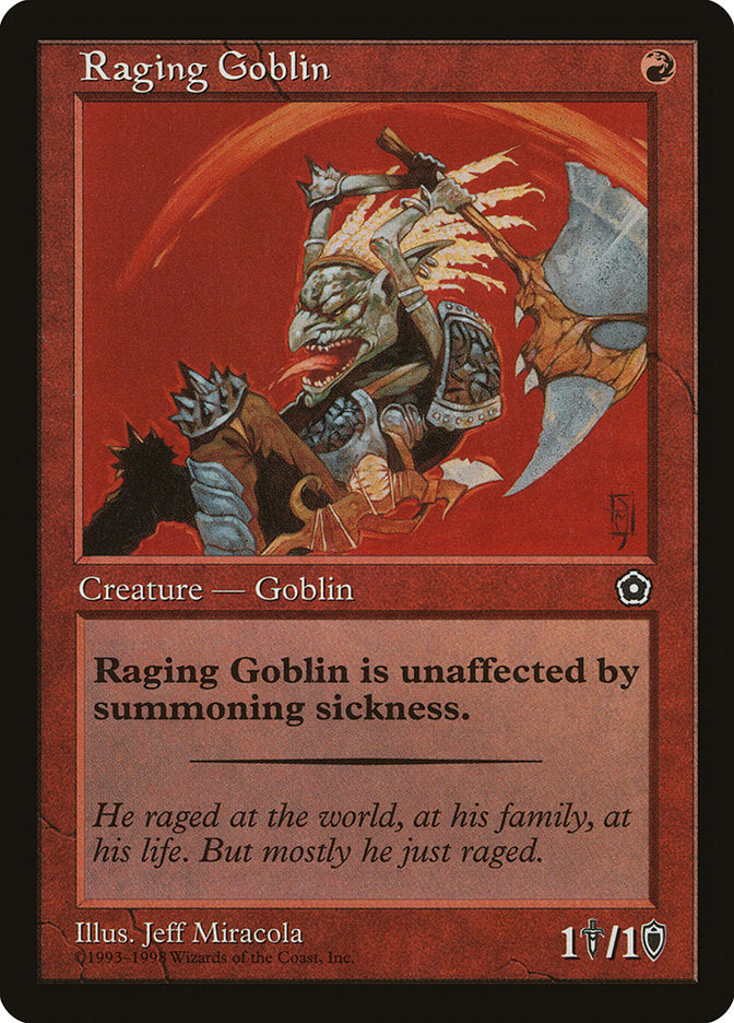 {C} Raging Goblin [Portal Second Age][PO2 114]