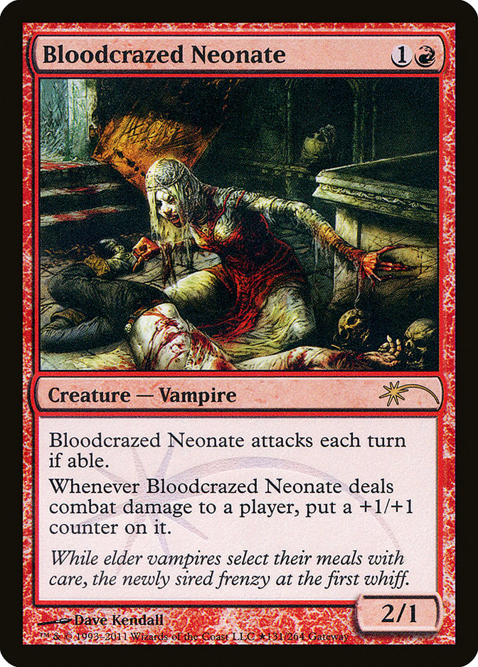 {R} Bloodcrazed Neonate [Wizards Play Network 2011][PA WP11 083]