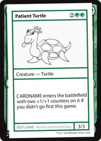 {R} Patient Turtle (2021 Edition) [Mystery Booster Playtest Cards][CMB1 082]