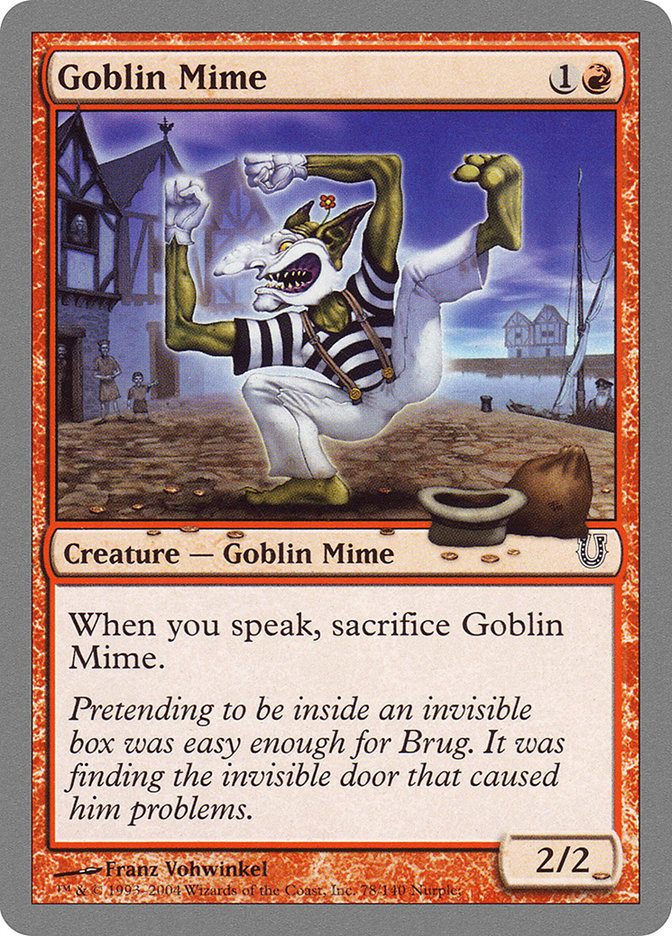 {C} Goblin Mime [Unhinged][UNH 078]