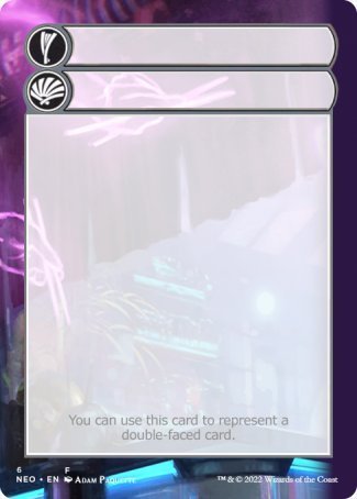 {T} Helper Card (6/9) [Kamigawa: Neon Dynasty Tokens][TNEO 006]