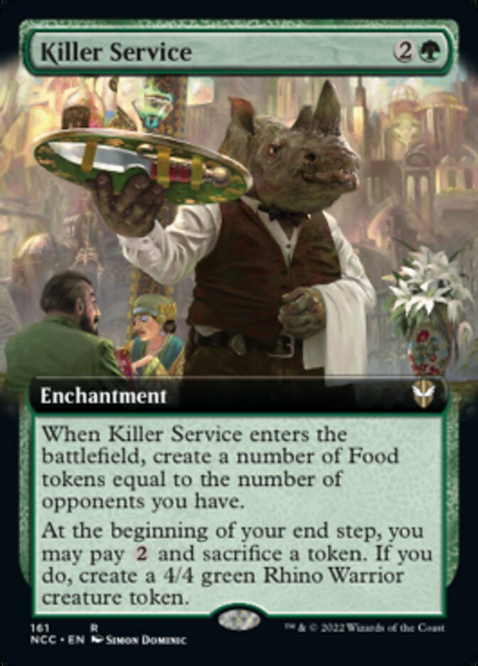 {R} Killer Service (Extended Art) [Streets of New Capenna Commander][NCC 161]