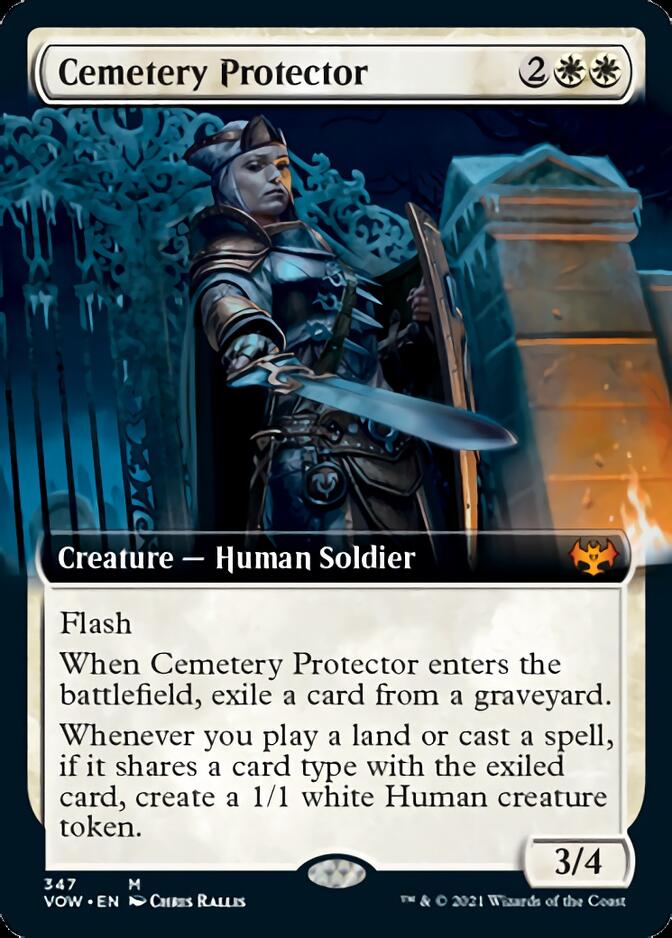 {@R} Cemetery Protector (Extended Art) [Innistrad: Crimson Vow][VOW 347]