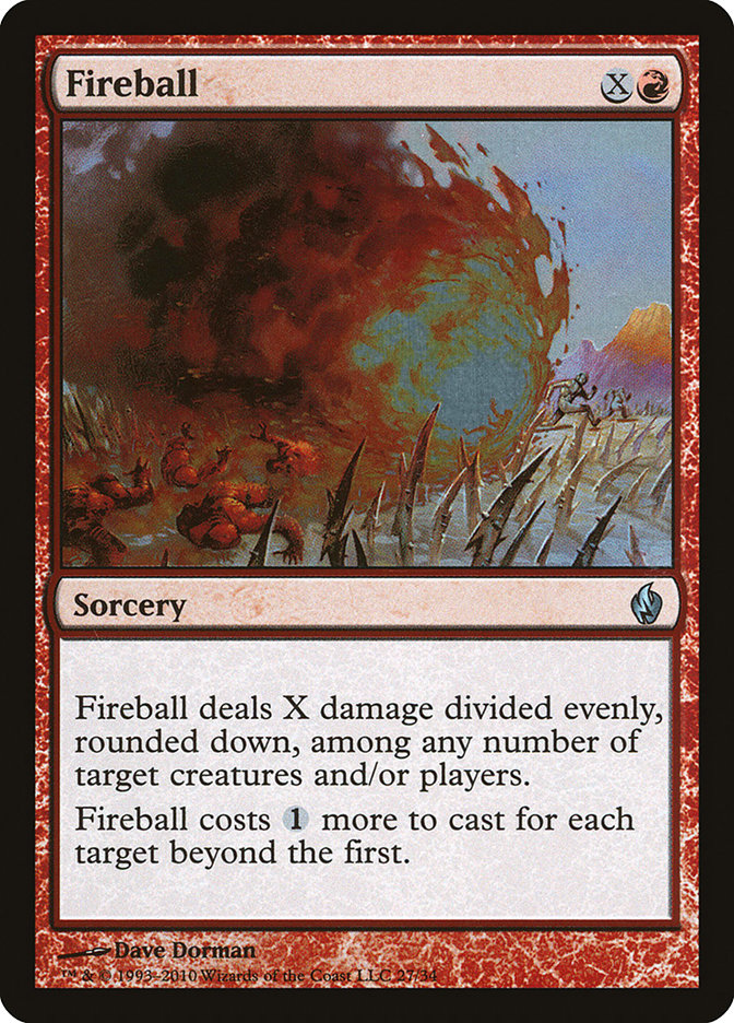 {C} Fireball [Premium Deck Series: Fire and Lightning][PD2 027]