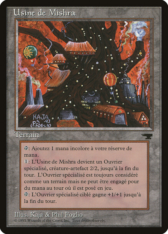 {C} Mishra's Factory (French) - "Usine de Mishra" [Renaissance][REN 187]