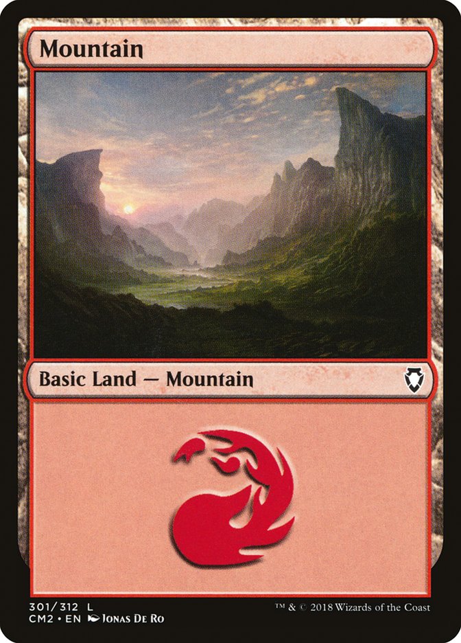 {B}[CM2 301] Mountain (301) [Commander Anthology Volume II]