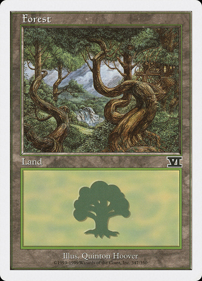 {B}[6ED 347] Forest (347) [Classic Sixth Edition]