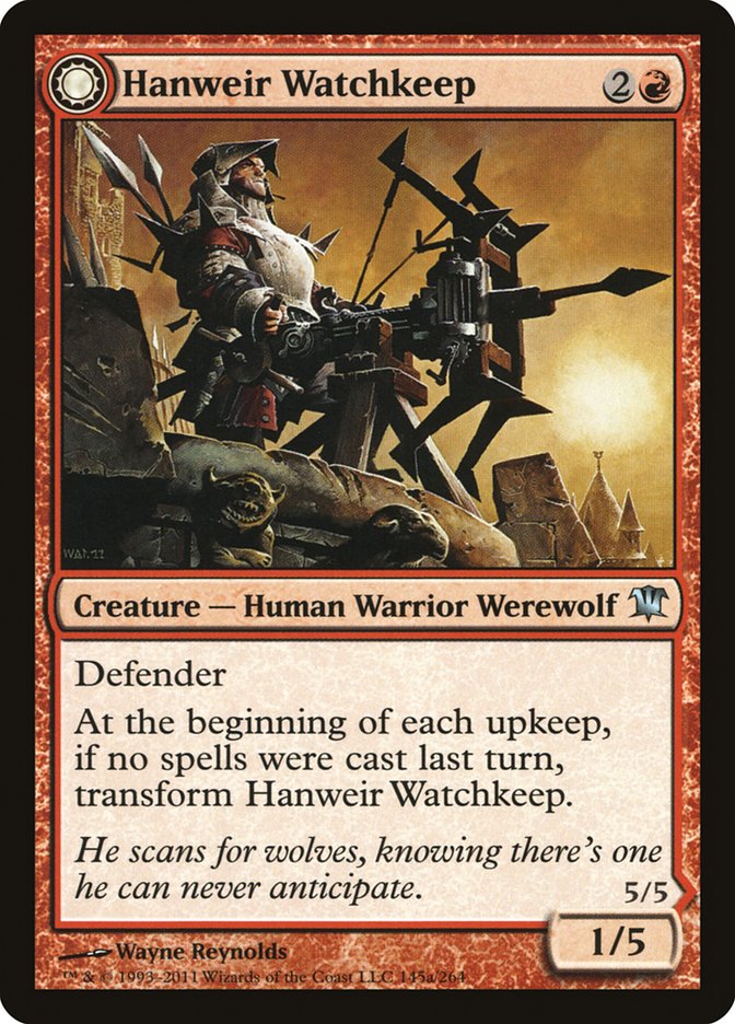 {C} Hanweir Watchkeep // Bane of Hanweir [Innistrad][ISD 145]