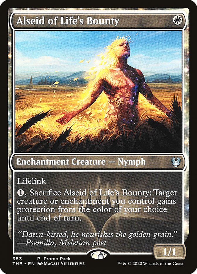 {C} Alseid of Life's Bounty (Promo Pack) [Theros Beyond Death Promos][PP THB 353]