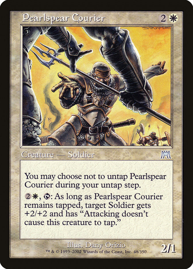 {C} Pearlspear Courier [Onslaught][ONS 048]