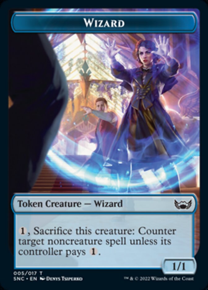{T} Wizard Token [Streets of New Capenna Tokens][TSNC 005]