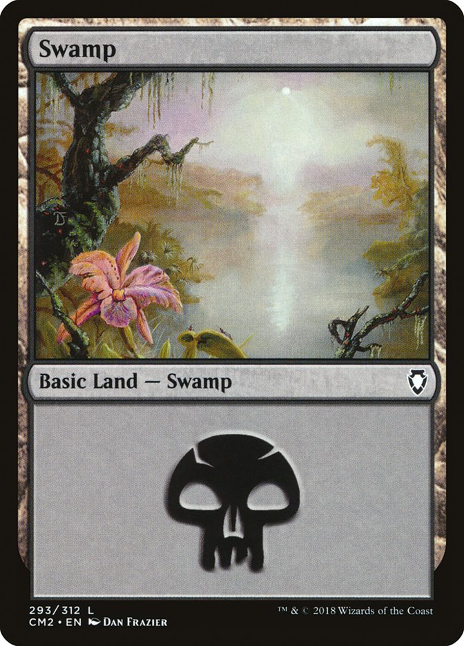 {B}[CM2 293] Swamp (293) [Commander Anthology Volume II]