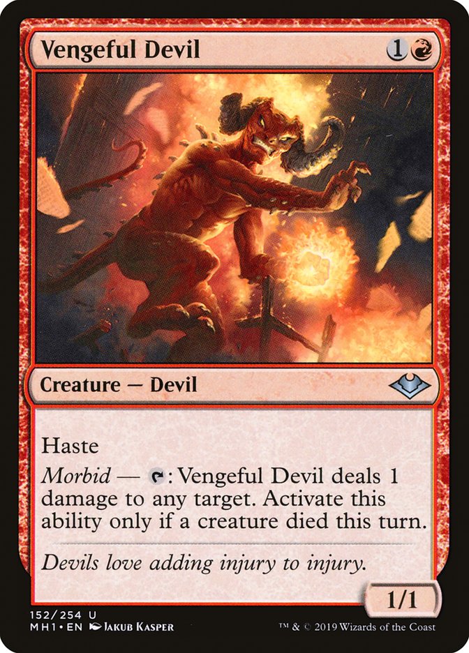 {C} Vengeful Devil [Modern Horizons][MH1 152]