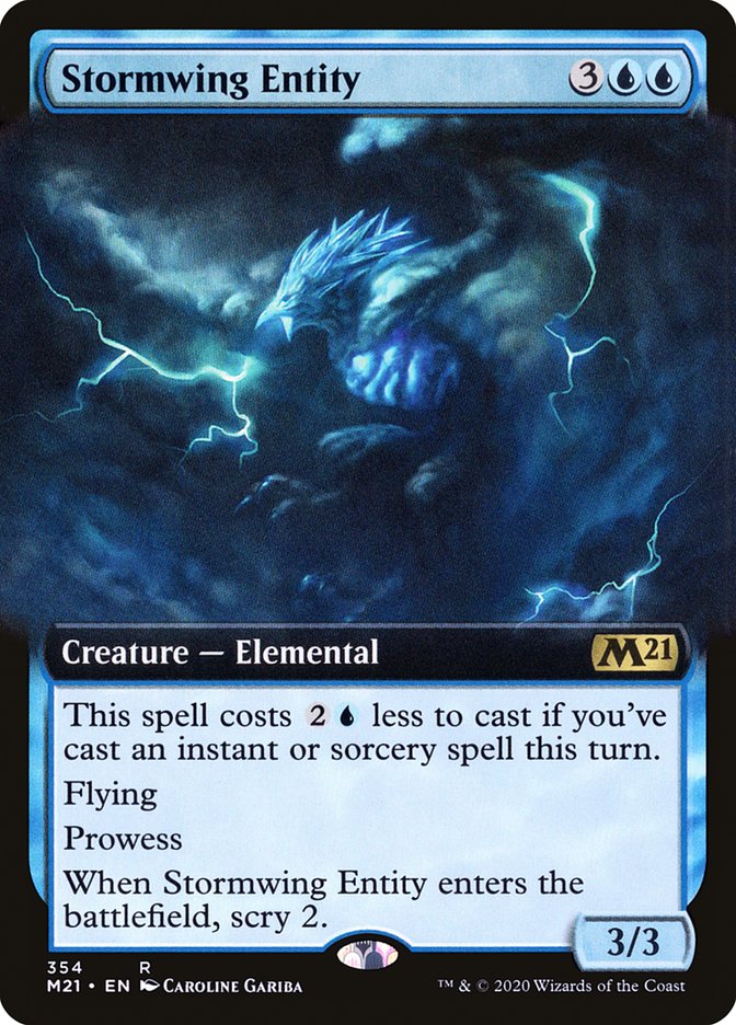 {R} Stormwing Entity (Extended Art) [Core Set 2021][M21 354]