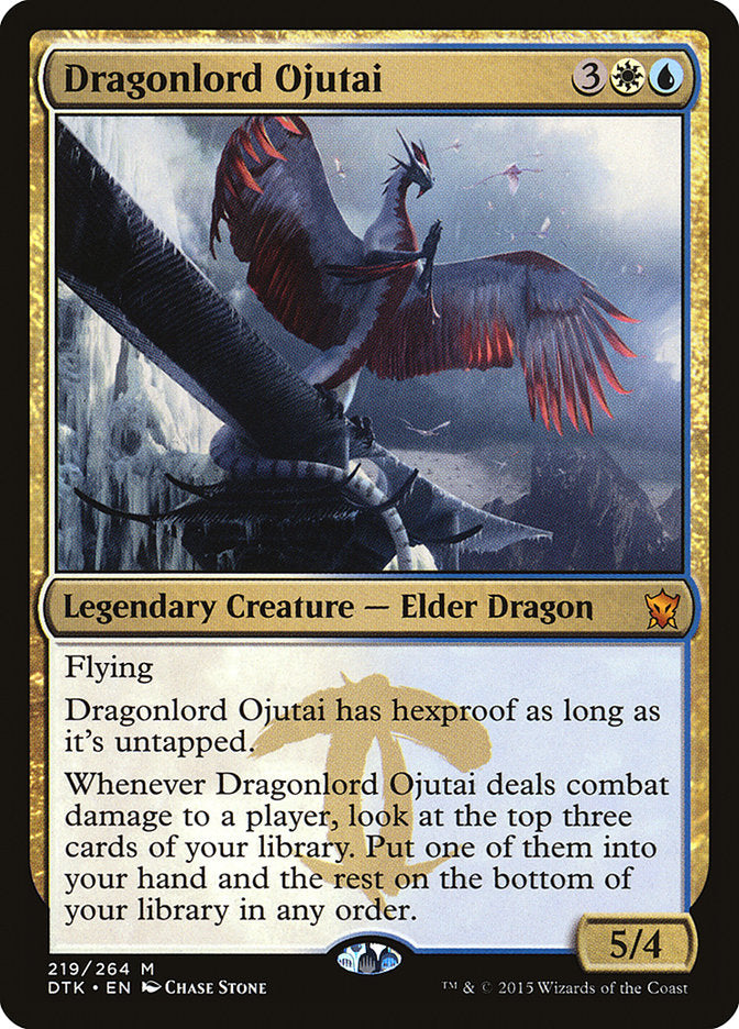 {R} Dragonlord Ojutai [Dragons of Tarkir][DTK 219]
