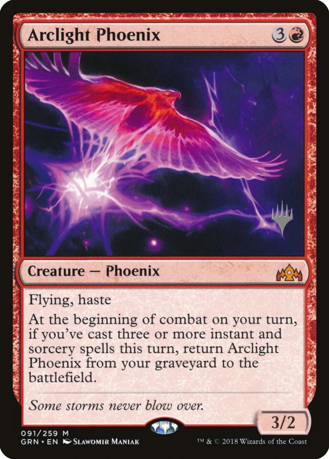 {R} Arclight Phoenix (Promo Pack) [Guilds of Ravnica Promos][PP GRN 091]