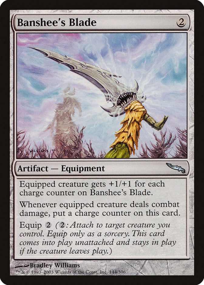 {C} Banshee's Blade [Mirrodin][MRD 144]