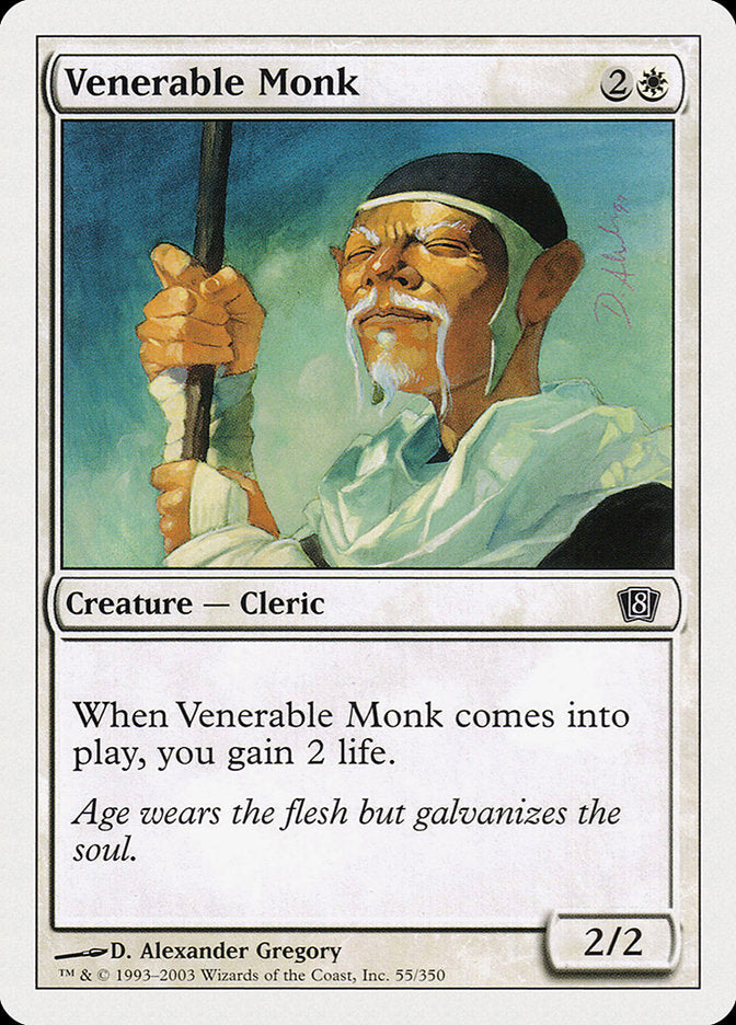 {C} Venerable Monk [Eighth Edition][8ED 055]