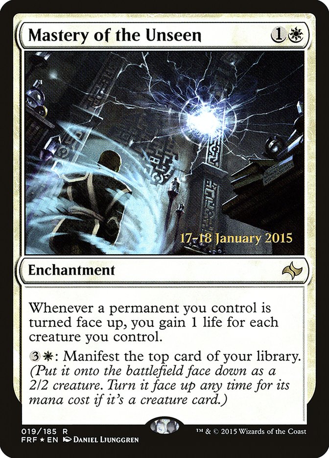 {R} Mastery of the Unseen [Fate Reforged Prerelease Promos][PR FRF 019]