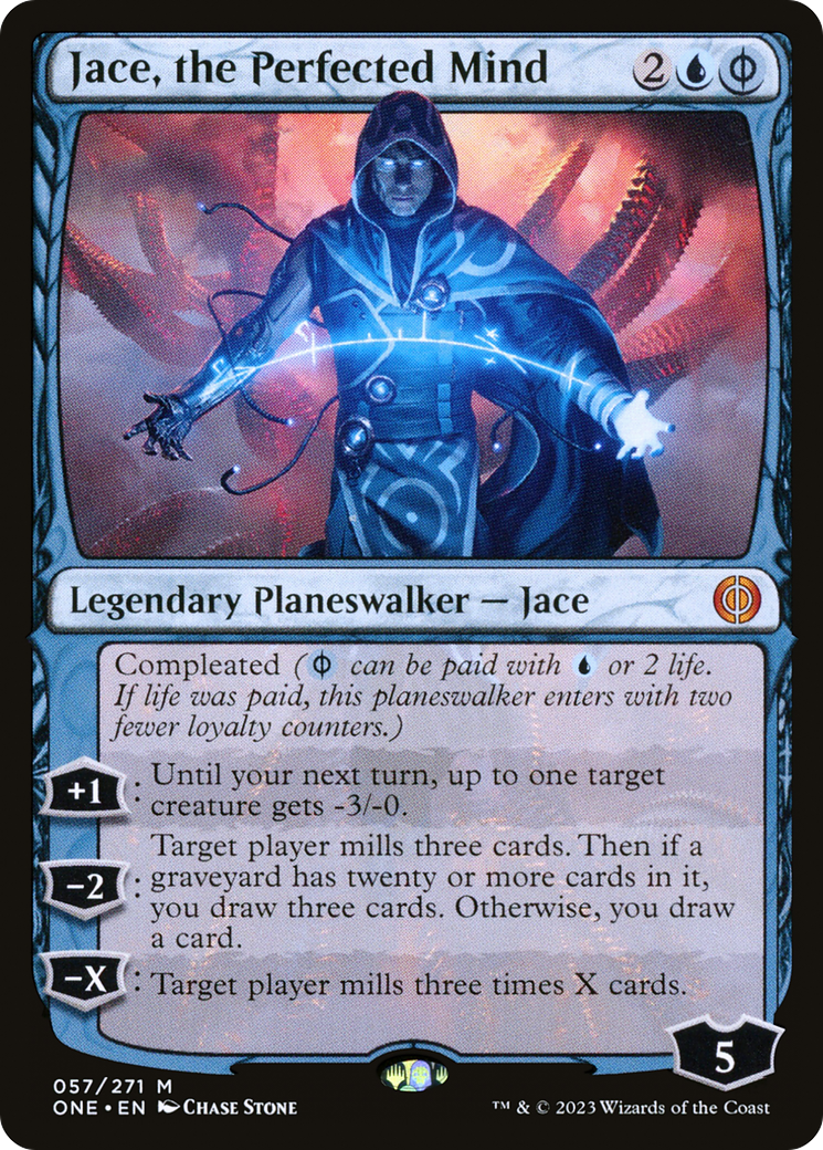 {@R} Jace, the Perfected Mind [Phyrexia: All Will Be One][ONE 057]