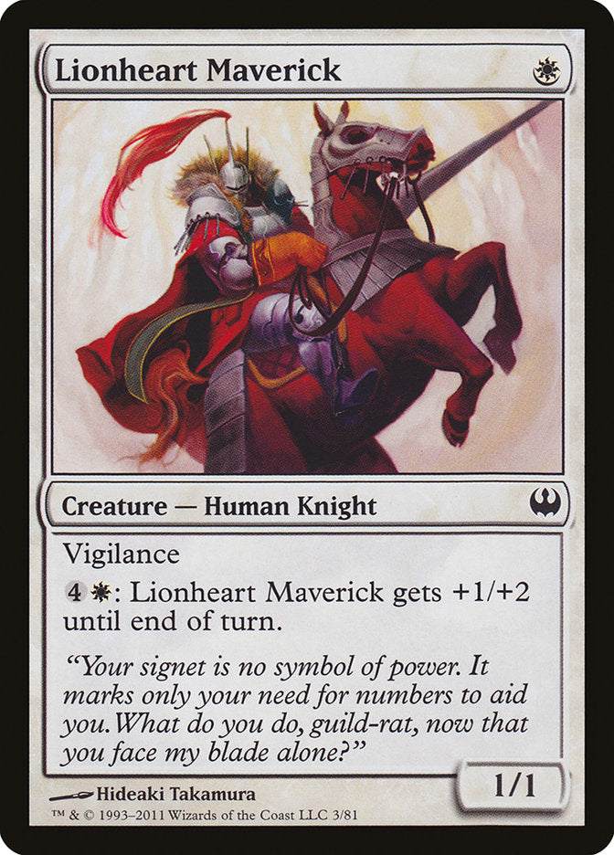 {C} Lionheart Maverick [Duel Decks: Knights vs. Dragons][DDG 003]