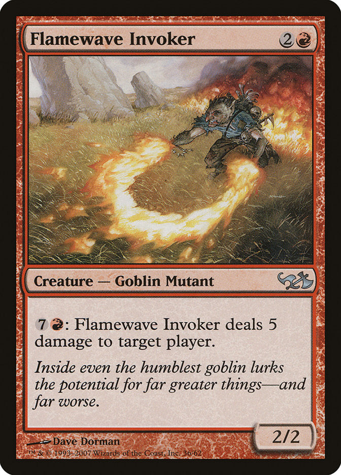 {C} Flamewave Invoker [Duel Decks: Elves vs. Goblins][DDA 036]