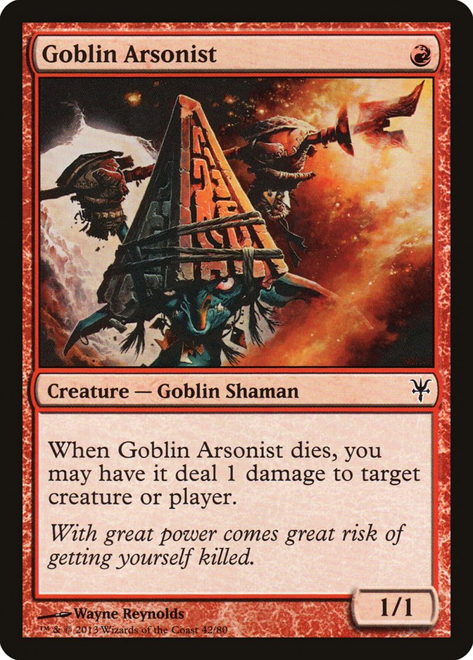 {C} Goblin Arsonist [Duel Decks: Sorin vs. Tibalt][DDK 042]