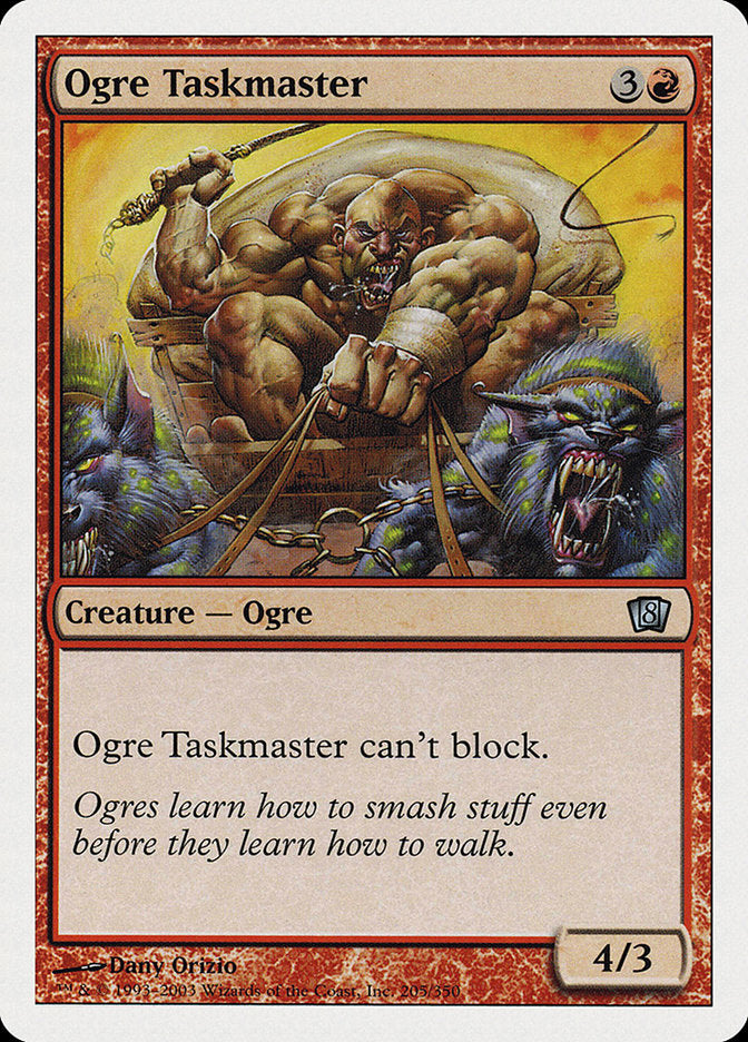 {C} Ogre Taskmaster [Eighth Edition][8ED 205]