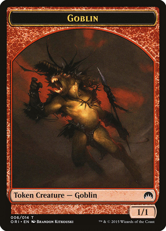 {T} Goblin Token [Magic Origins Tokens][TORI 006]