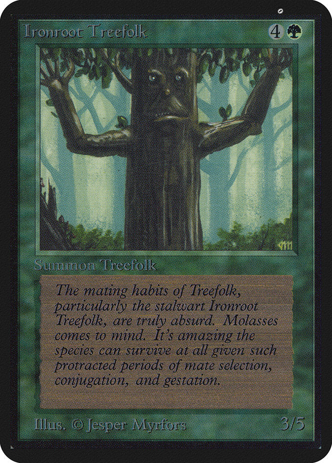 {C} Ironroot Treefolk [Alpha Edition][LEA 203]